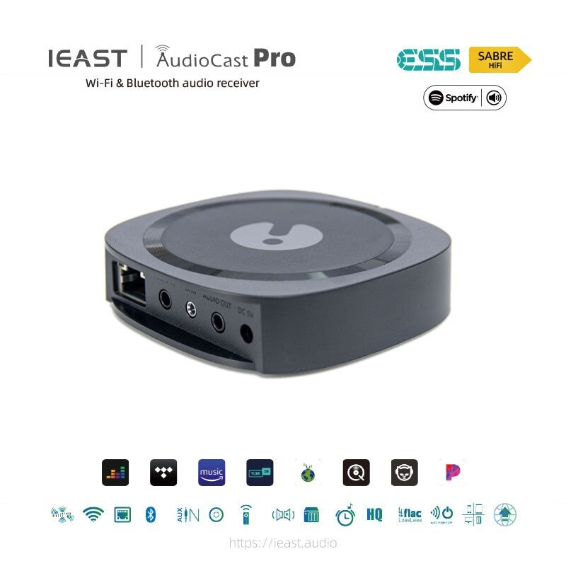 Receptor de audio WiFi y Bluetooth iEAST M50 AudioCast Pro