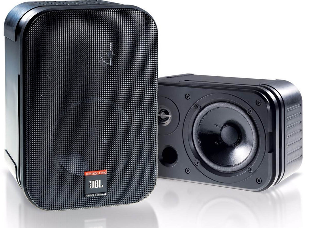 Par de parlantes JBL Control 1 Pro de 5,25 pulgadas en color negro