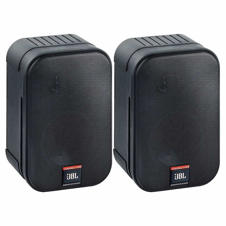 Par de parlantes JBL Control 1 Pro de 5,25 pulgadas en color negro