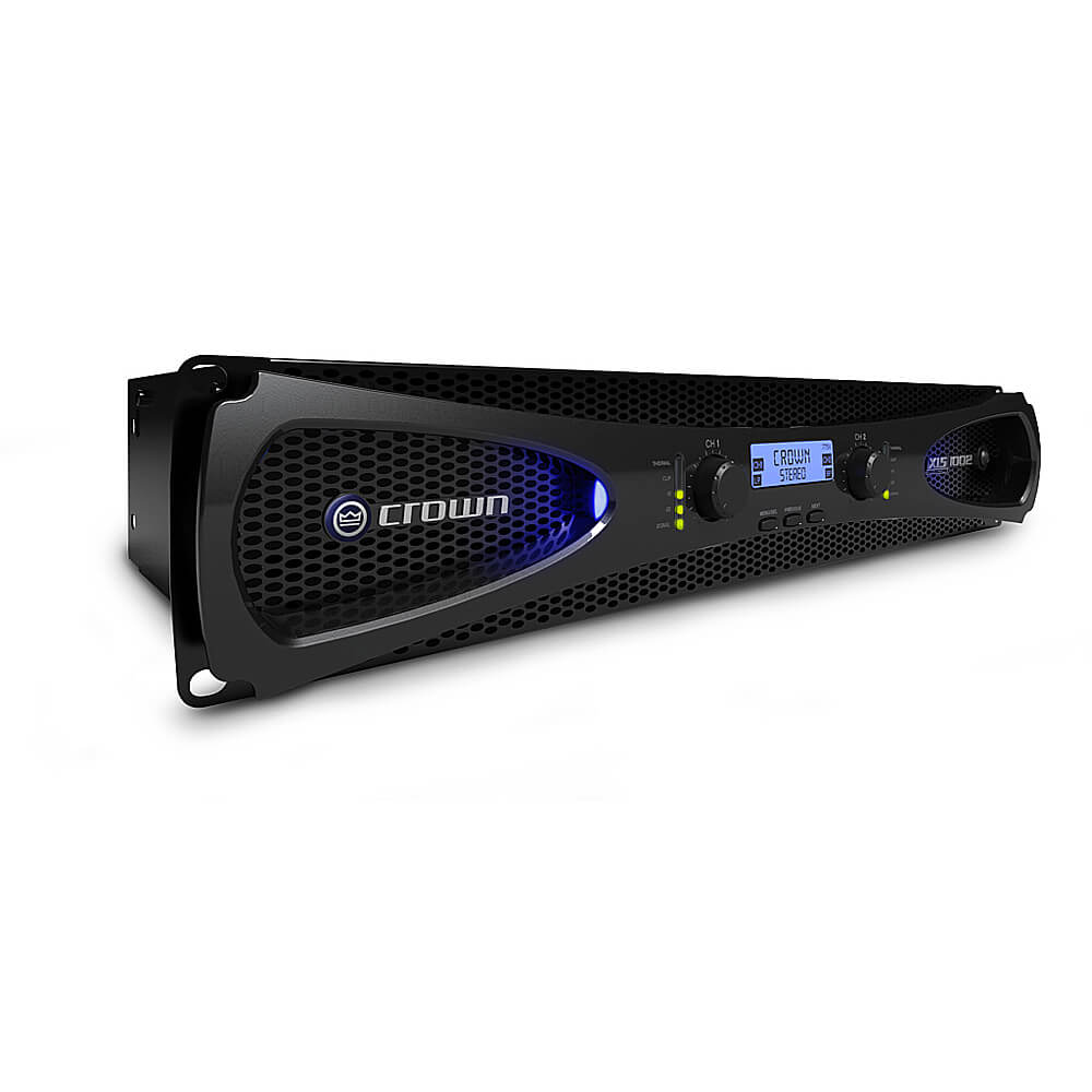Amplificador de potencia Crown XLS 1002 de dos canales con crossover y limitador