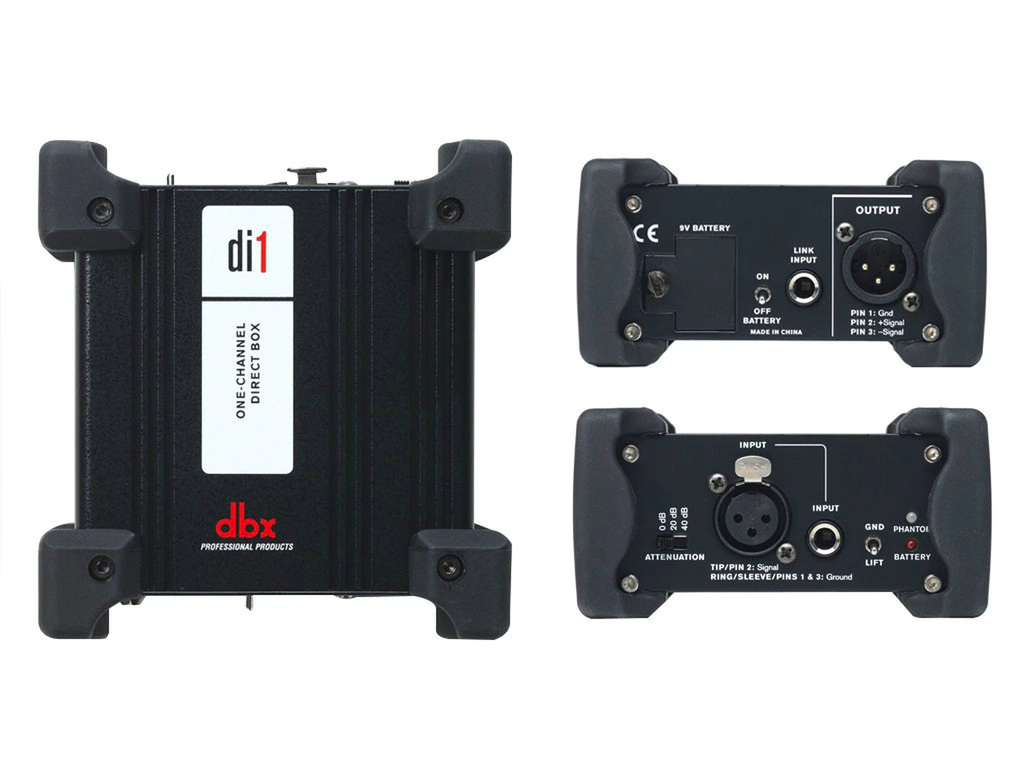 Caja directa activa dbx DI1 con chasis metálico