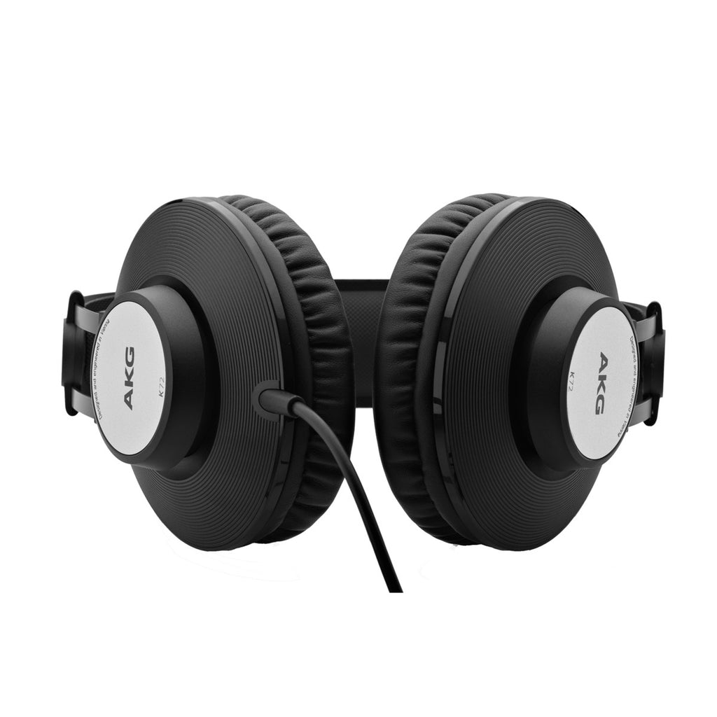 Audífonos de estudio AKG K72 de diseño cerrado en negro mate