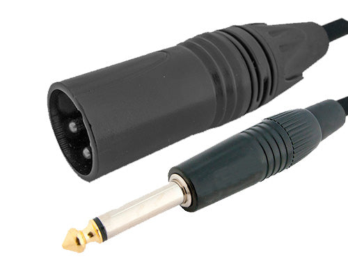 Maxlin MX650L5 Cable XLR macho a plug TS 1/4" 5 m