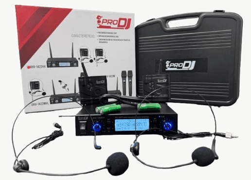 Pro DJ UHV-1422HH Micrófono inalámbrico UHF bodypack