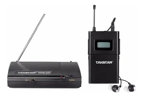 Sistema de monitoreo in-ear inalámbrico Takstar WPM-200 UHF
