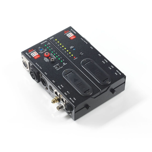 Probador de cables dbx CT3 con conectores XLR, TRS, DMX y RJ45