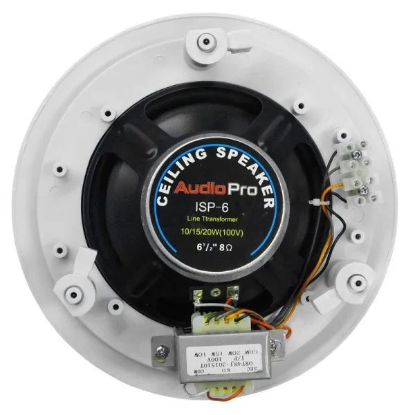 Parlante de techo AudioPro ISP6 de 6.5 pulgadas color blanco