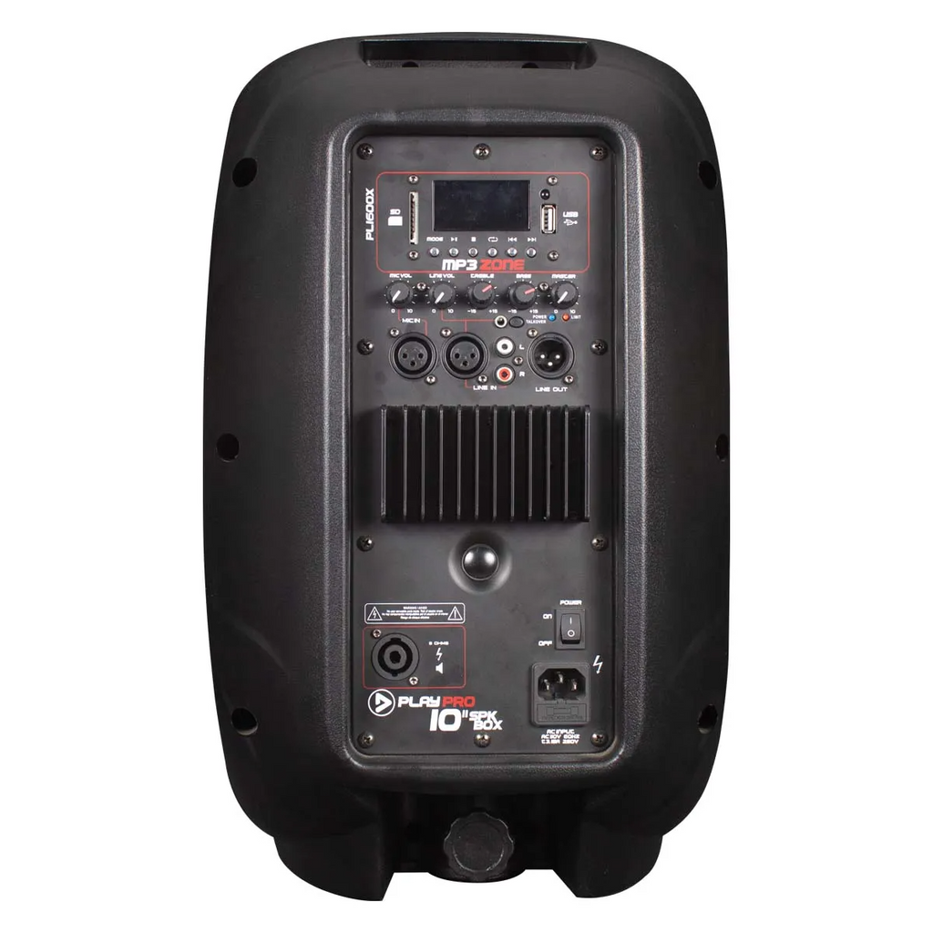 Cabina activa PlayPro PL1600X de 10 pulgadas con Bluetooth