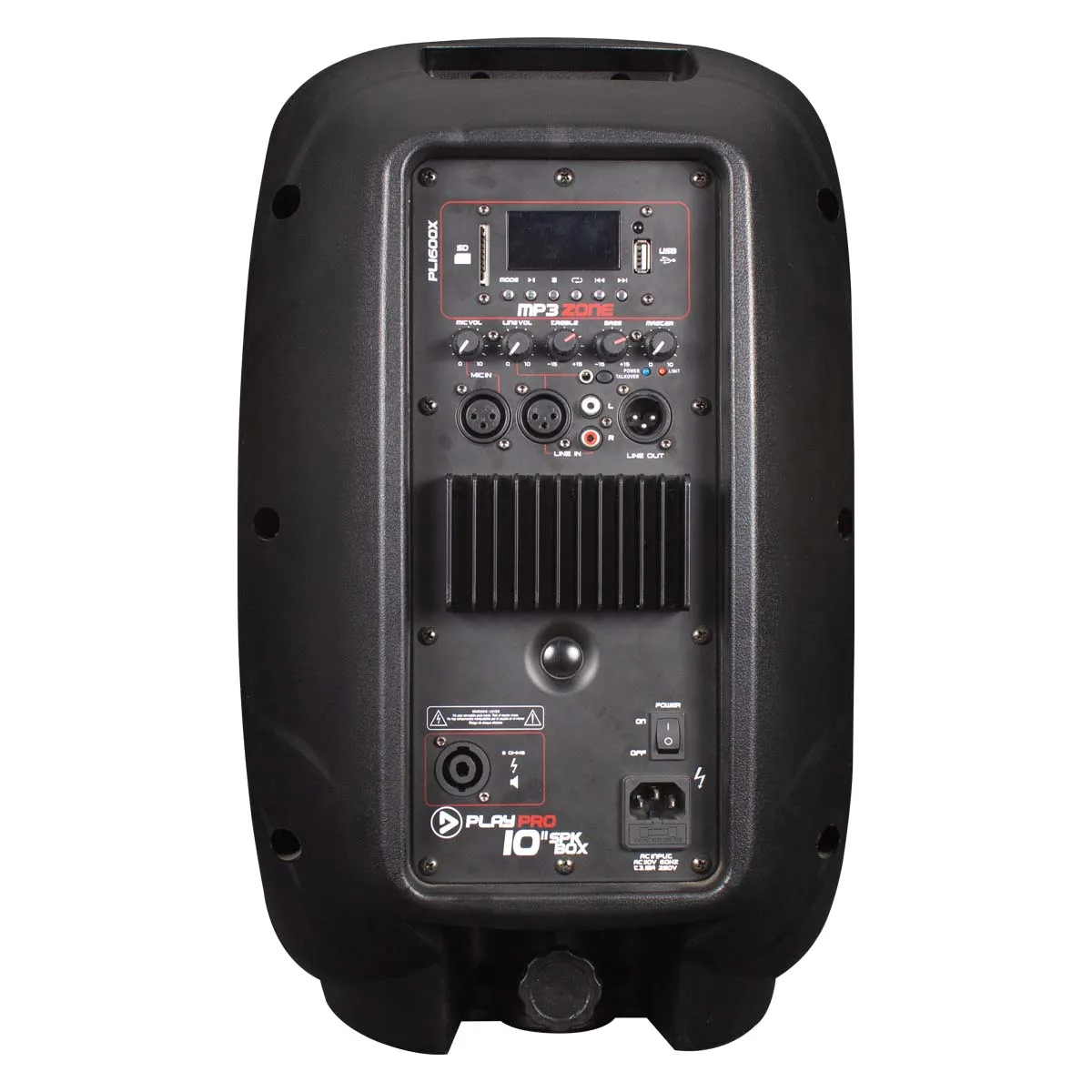 Cabina activa PlayPro PL1600X de 10 pulgadas con Bluetooth