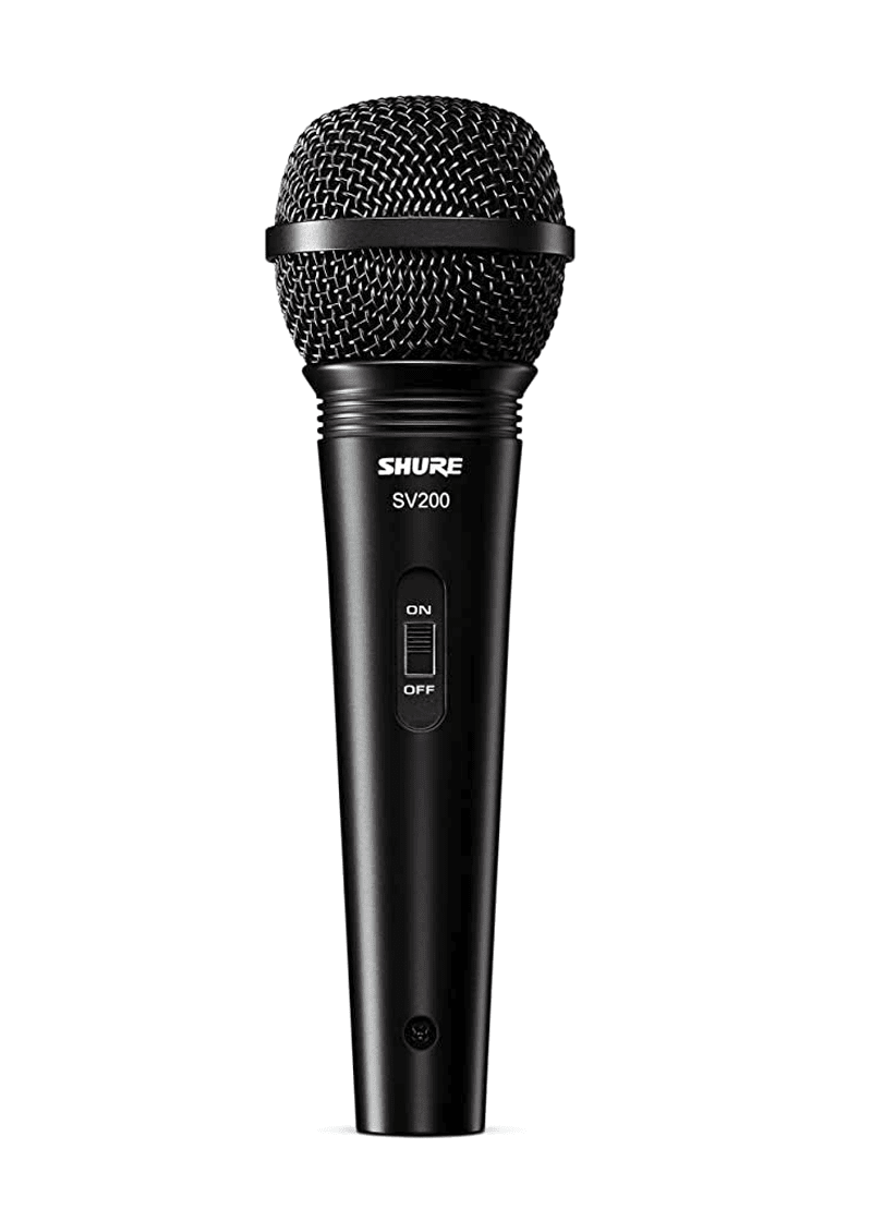 Micrófono dinámico de mano Shure SV200 con cable