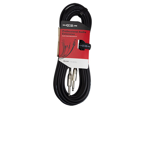 Cable de audio Maxlin MX400L3 plug TS a TS de 3 metros