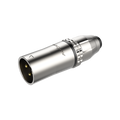Roxtone RX3MWP-NG Conector XLR macho 3 polos trabajo pesado IP66 estructura sólida níquel