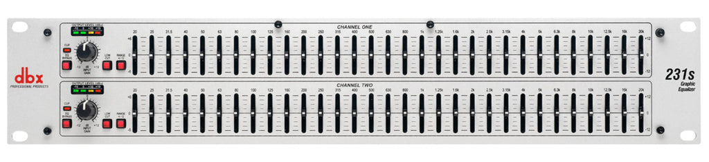 dbx 231SV Ecualizador gráfico de doble canal 31 bandas