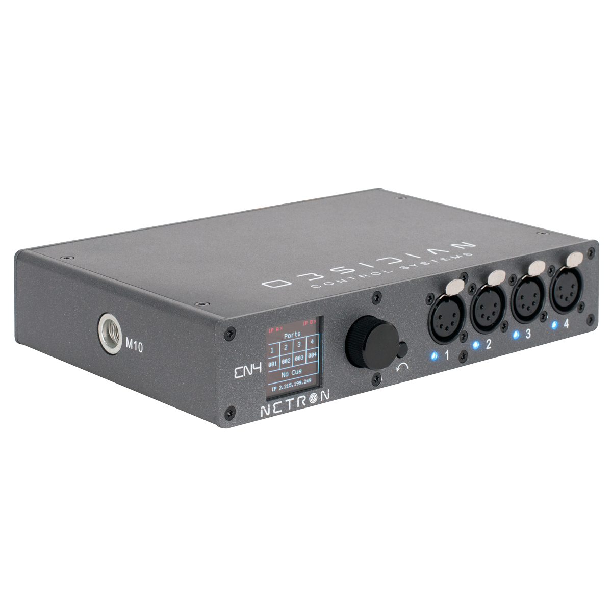 Obsidian Netron EN4 Nodo DMX RDM Art-Net sACN PoE 4 universos