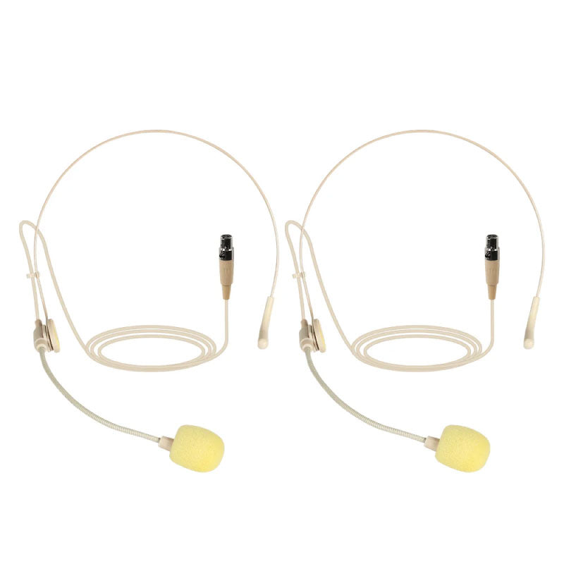 Phenyx Pro 2HM-BGE Micrófono de diadema condensador beige (par)