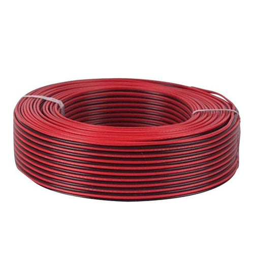 AudioPro 2x18 Rollo de cable polarizado para bafles 100 m rojo