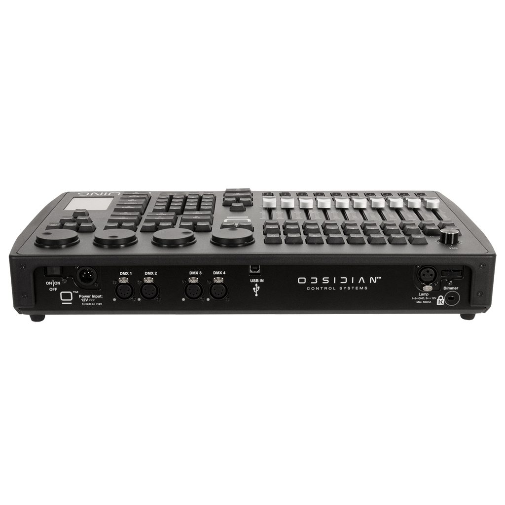 Obsidian NX Wing Superficie de control USB para ONYX 4 universos DMX/RDM