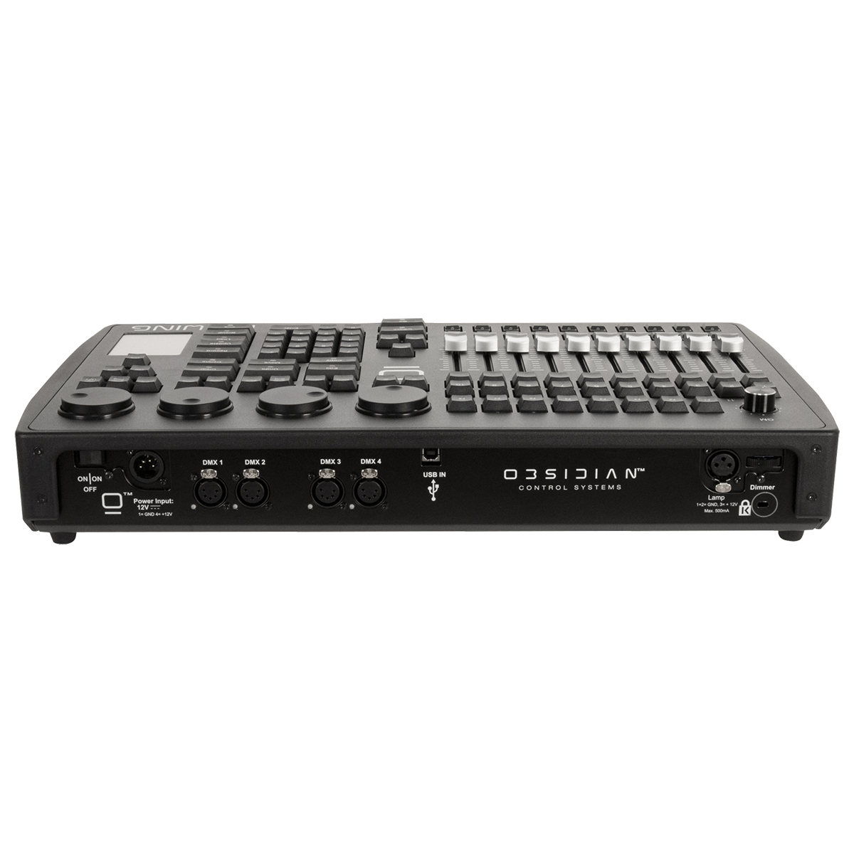 Obsidian NX Wing Superficie de control USB para ONYX 4 universos DMX/RDM