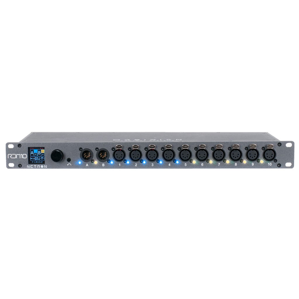 Obsidian Netron RDM 10 Splitter DMX/RDM 10 puertos Art-Net sACN