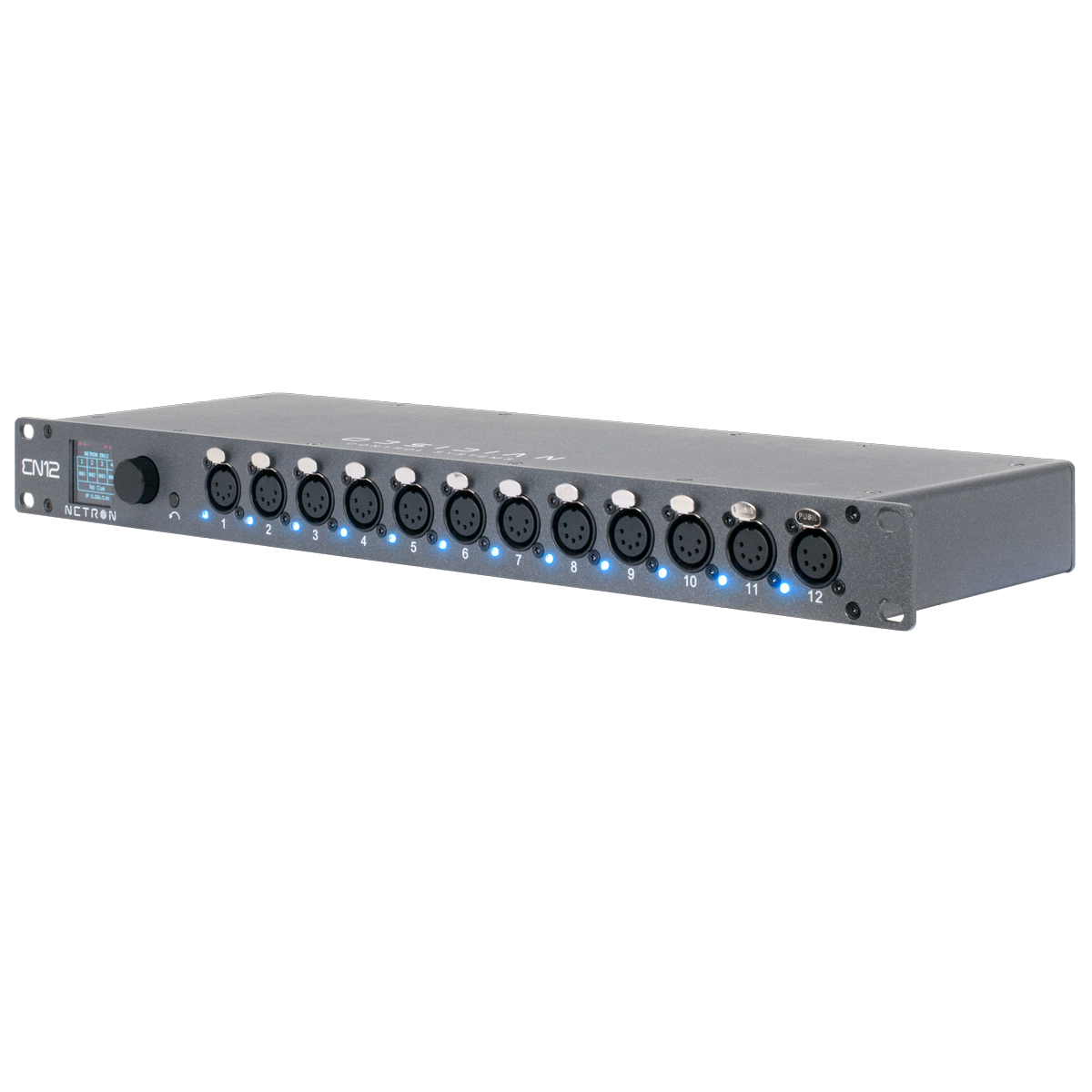 Obsidian Netron EN12 Splitter/nodo DMX RDM Art-Net sACN 12 puertos
