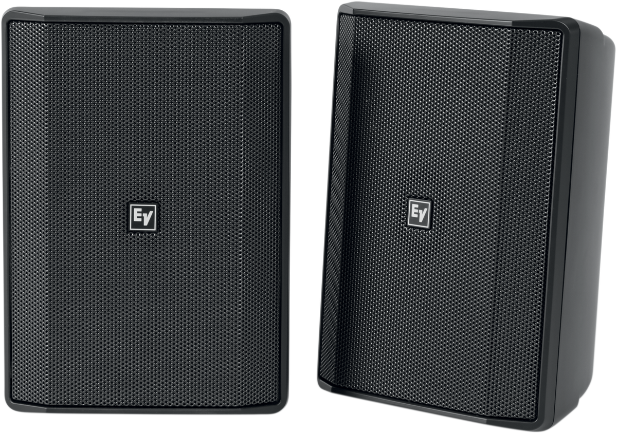 Electrovoice EVID-S5.2TB Parlante de pared 5,25" 70/100 V IP54 negro (par)