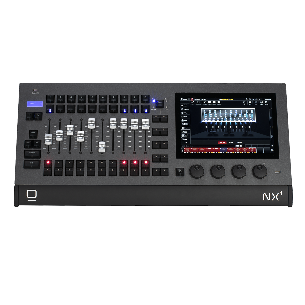 Obsidian NX1-16 Consola de iluminación ONYX táctil 16 universos