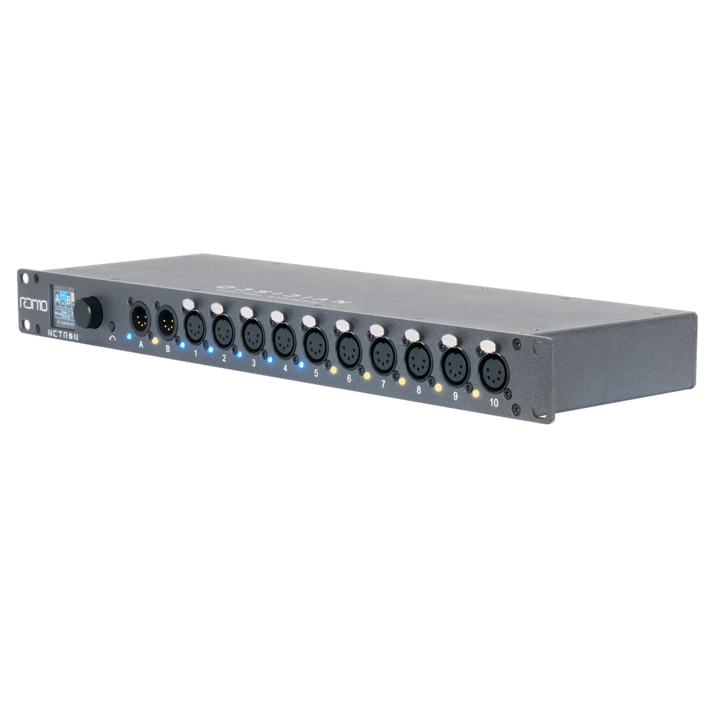 Obsidian Netron RDM 10 Splitter DMX/RDM 10 puertos Art-Net sACN