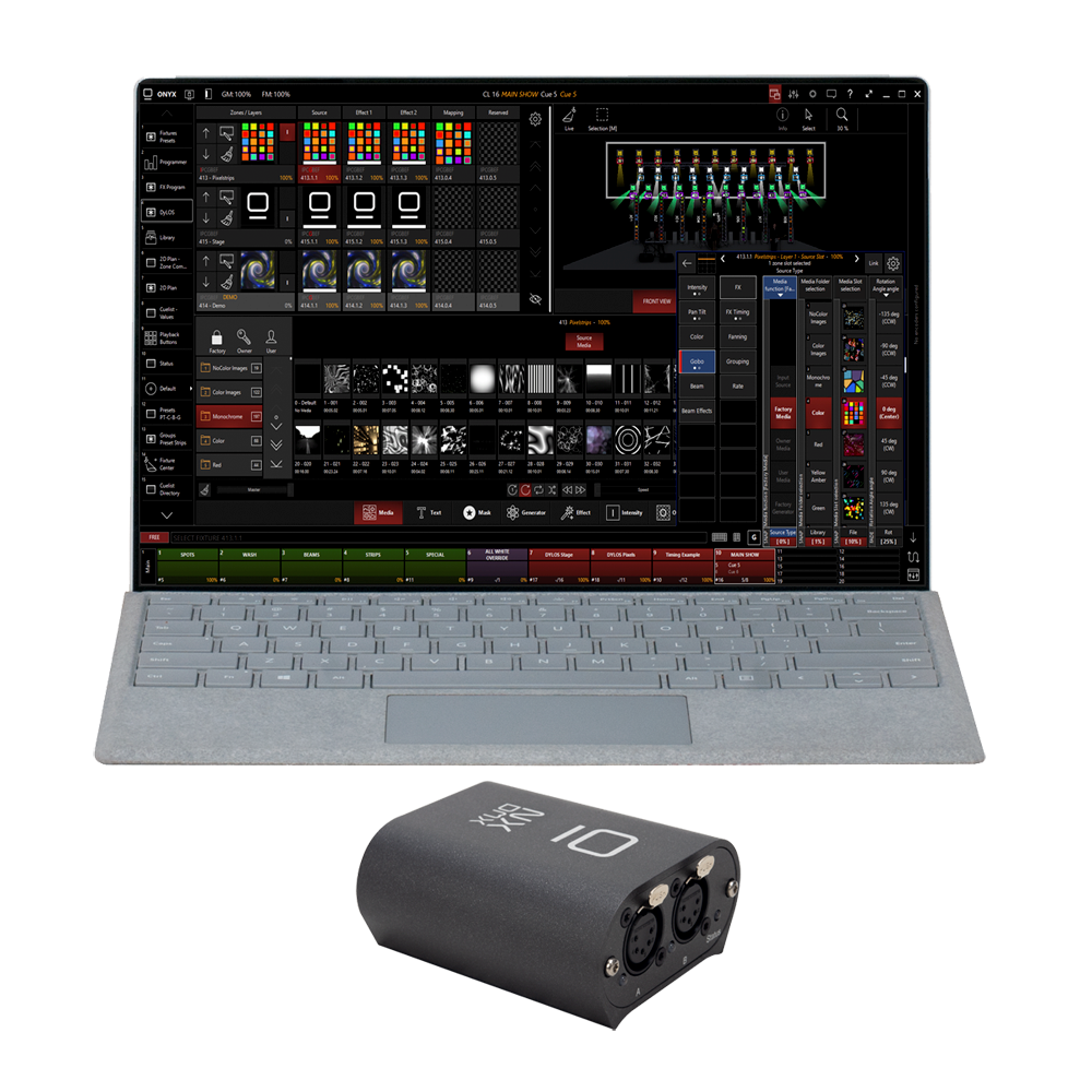 Obsidian NX DMX Interfaz USB a DMX/RDM 2 puertos