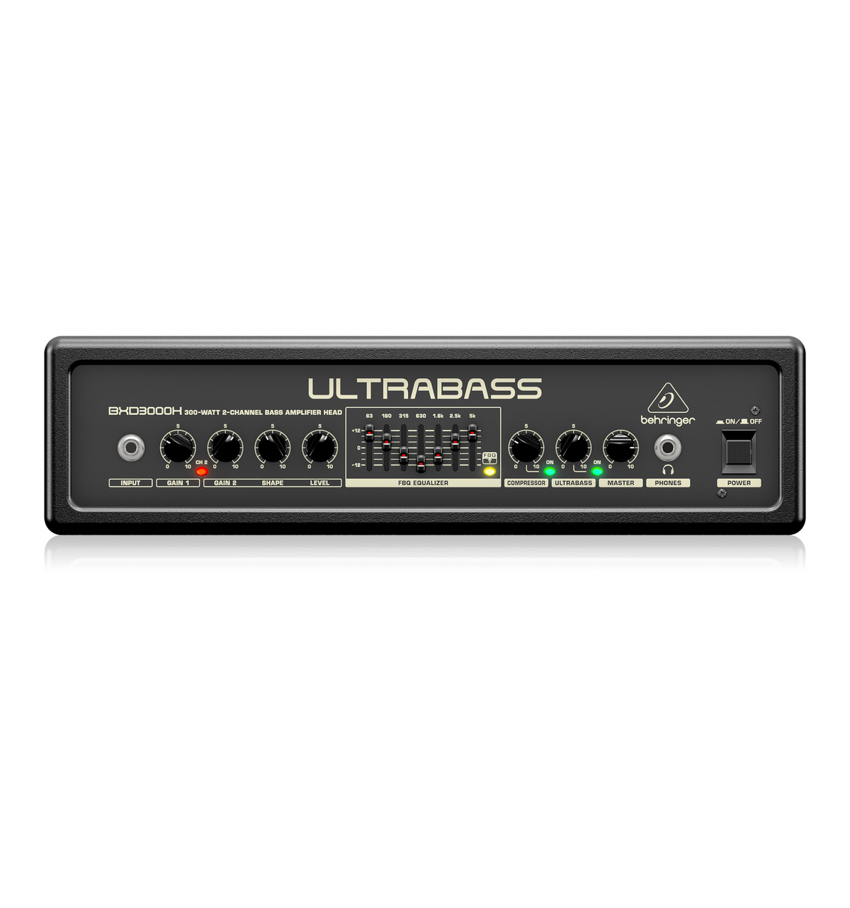 Cabezal amplificador de bajo Behringer BXD3000H ultracompacto