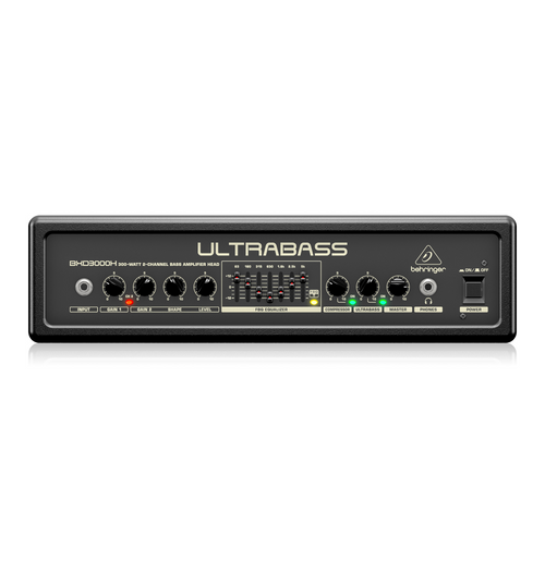 Cabezal amplificador de bajo Behringer BXD3000H ultracompacto