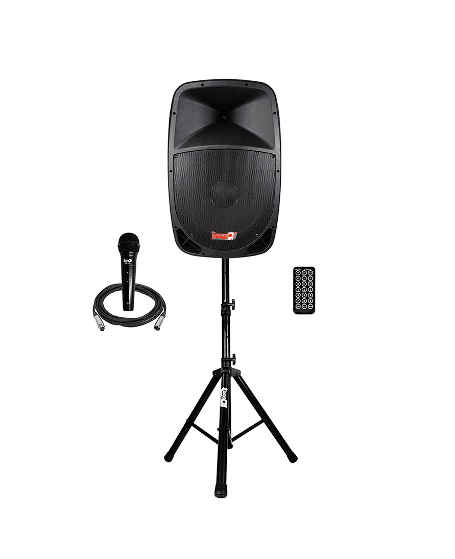 Cabina activa Pro DJ PB12E-MP3 Sys de 12 pulgadas con Bluetooth