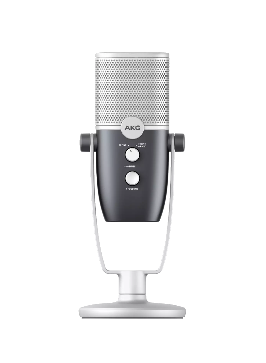 Micrófono de condensador USB AKG Ara de dos patrones
