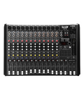 Consola análoga Pro DJ 12FX de 12 entradas con Bluetooth y efectos
