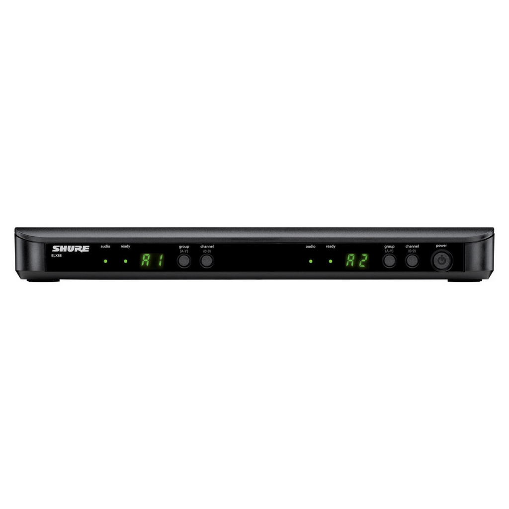 Sistema inalámbrico dual Shure BLX288/PG58 con dos micrófonos de mano
