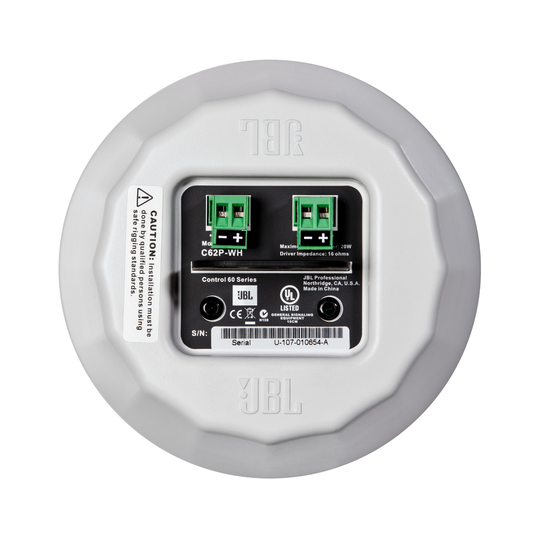 Parlante colgante JBL Control 62P gris ultracompacto para sonido ambiental