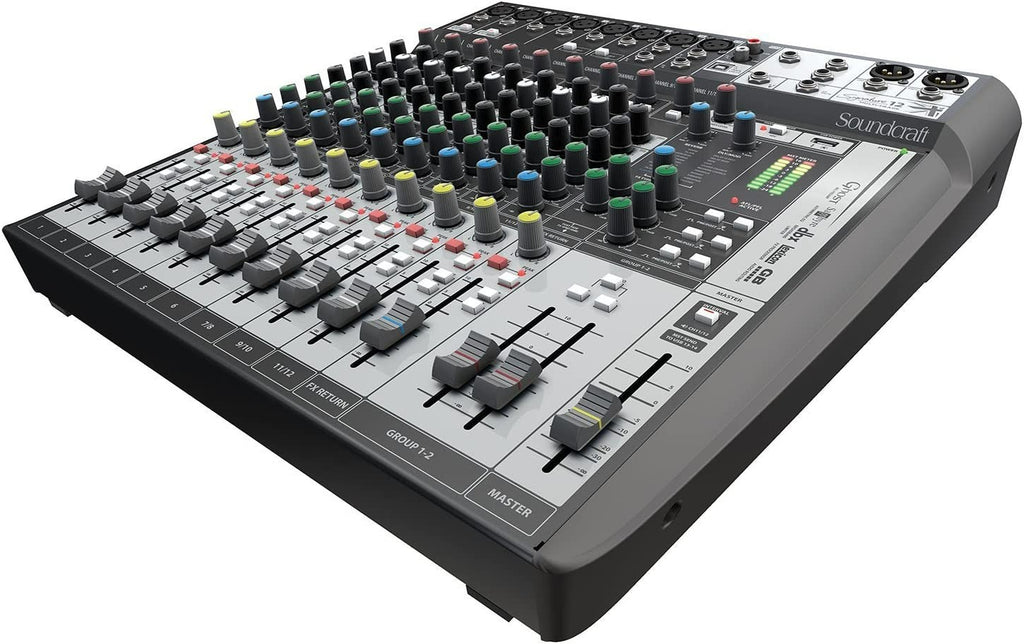 Consola análoga Soundcraft Signature 12MTK de 12 canales con USB multipista
