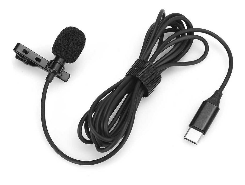 Micrófono de solapa RXE con conector USB tipo C