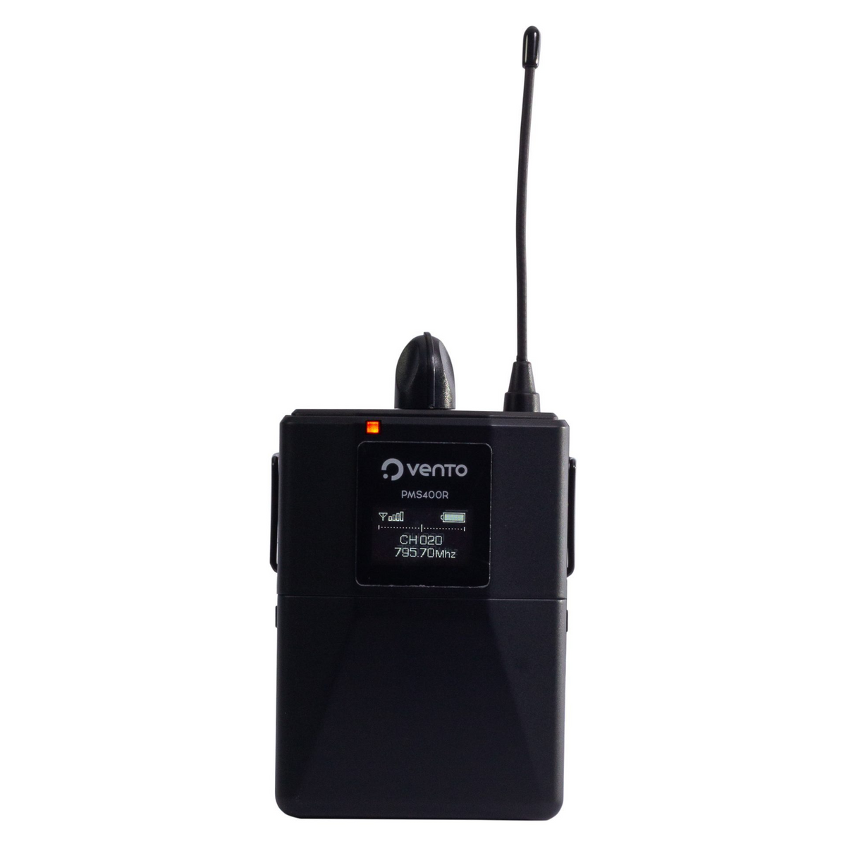Receptor bodypack Vento PMS400R para sistema de monitoreo in-ear