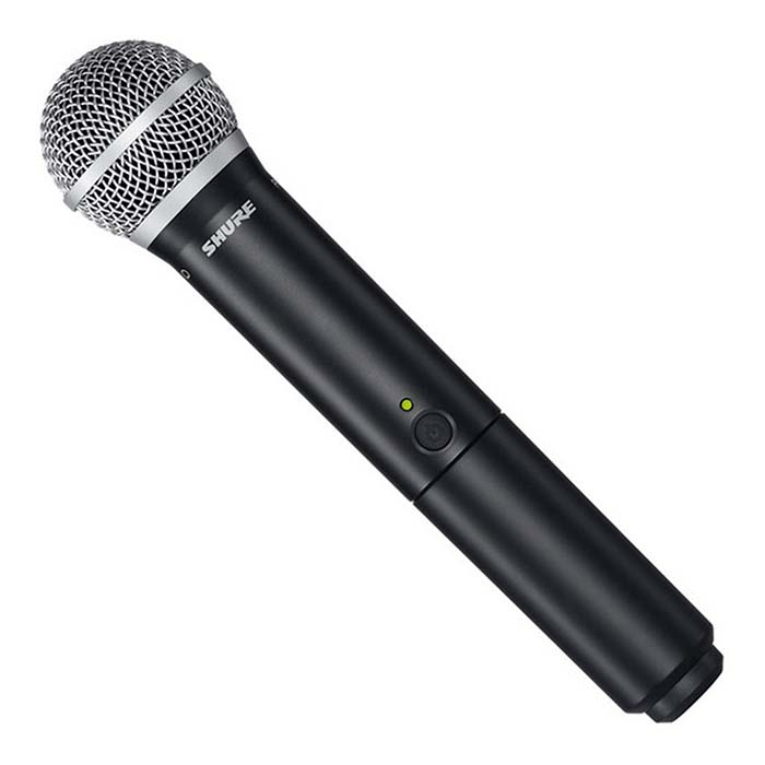 Micrófono inalámbrico de mano Shure BLX24/PG58 con receptor BLX4
