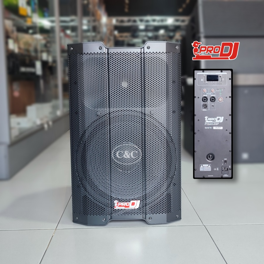 Cabina activa Pro DJ P15AH-DSP de 15 pulgadas con DSP y Bluetooth TWS