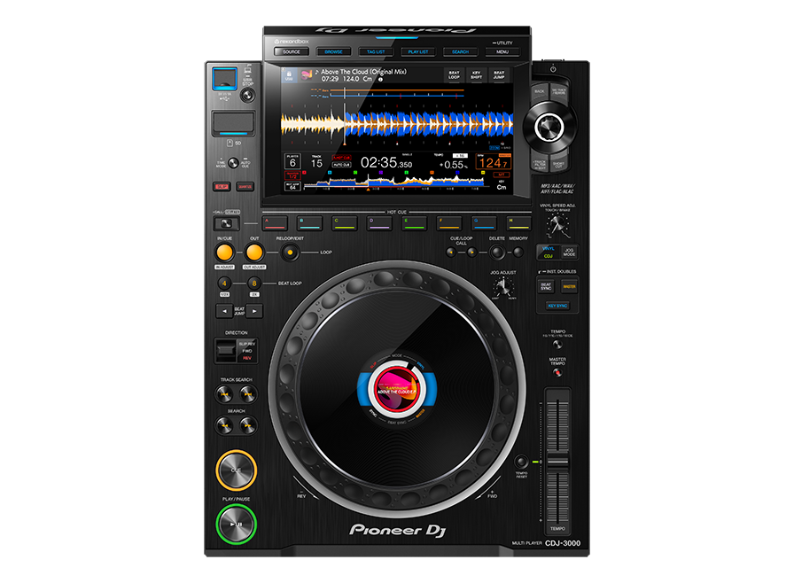 Multireproductor profesional Pioneer DJ CDJ-3000 con pantalla táctil de 9 pulgadas