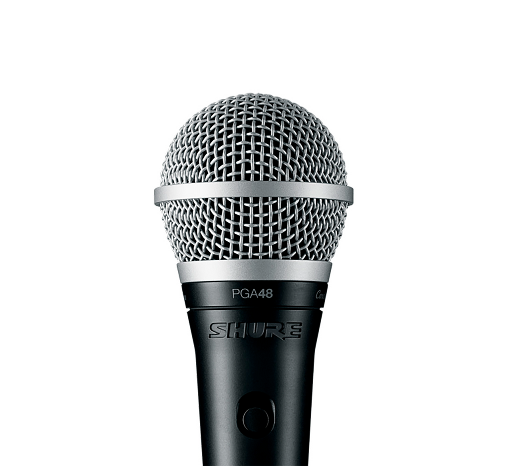 Micrófono vocal dinámico Shure PGA48-LC con interruptor