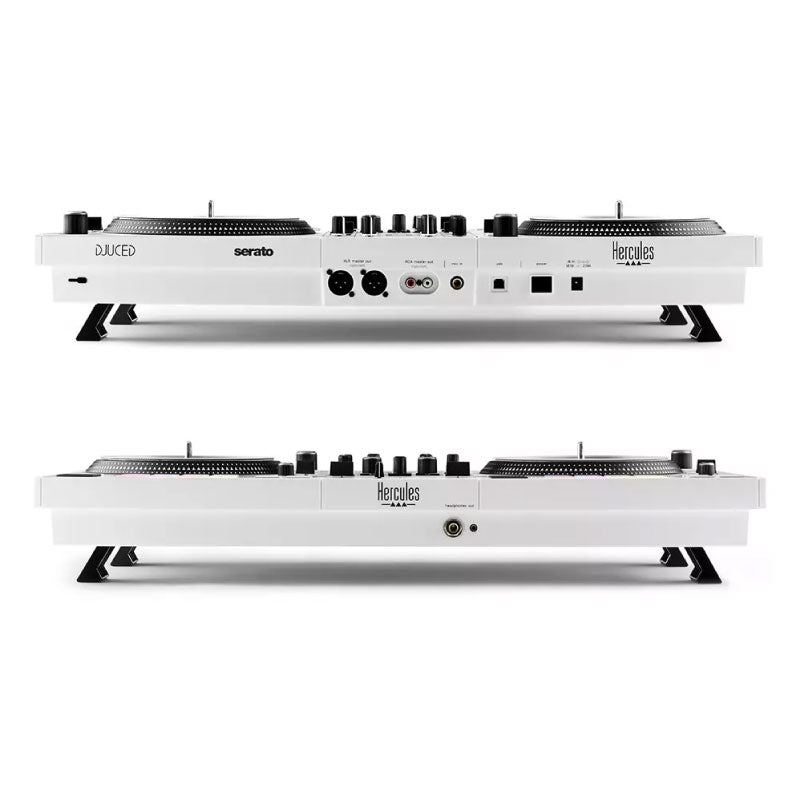 Controlador DJ Hercules Inpulse T7 White Edition en color blanco