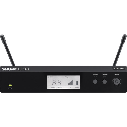Micrófono inalámbrico Shure BLX24R/B58 con cápsula Beta 58 y receptor de rack