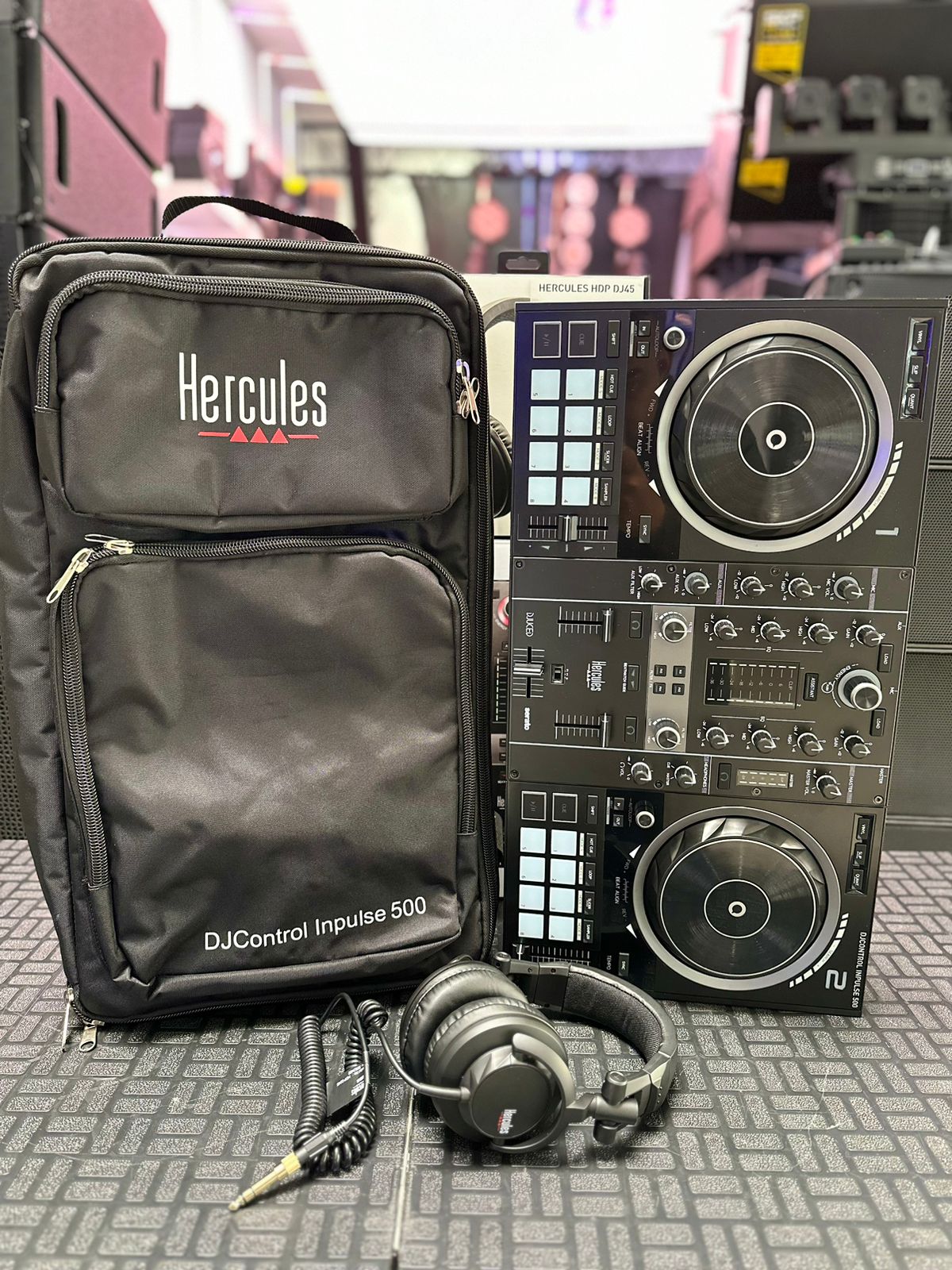 Maleta Hercules para controlador DJ Inpulse 500