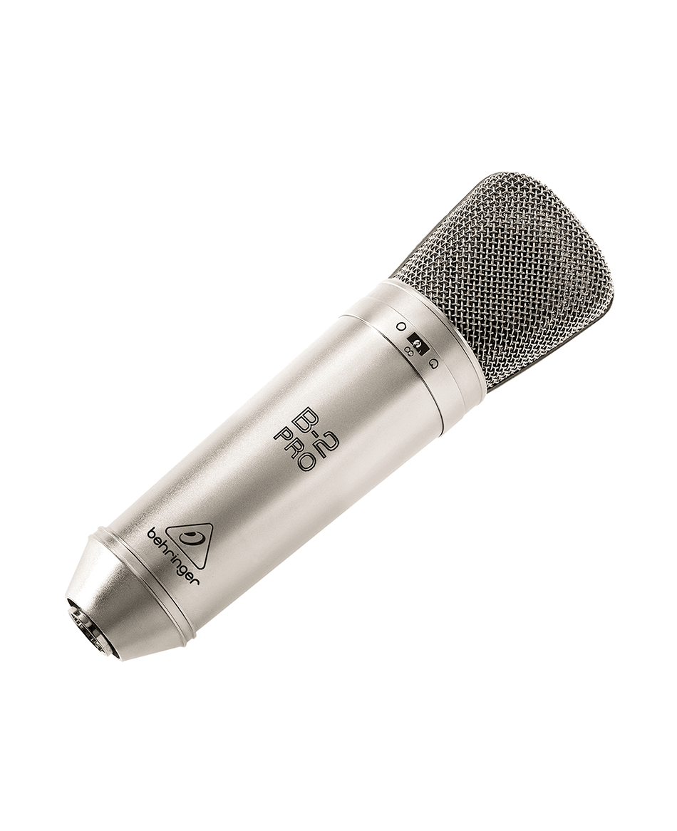 Micrófono de condensador de estudio Behringer B-2 Pro multipatrón