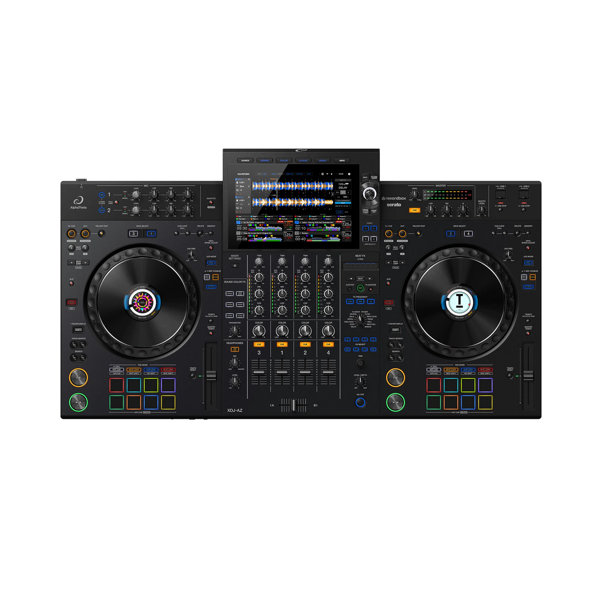 Sistema DJ todo en uno AlphaTheta XDJ-AZ de 4 canales