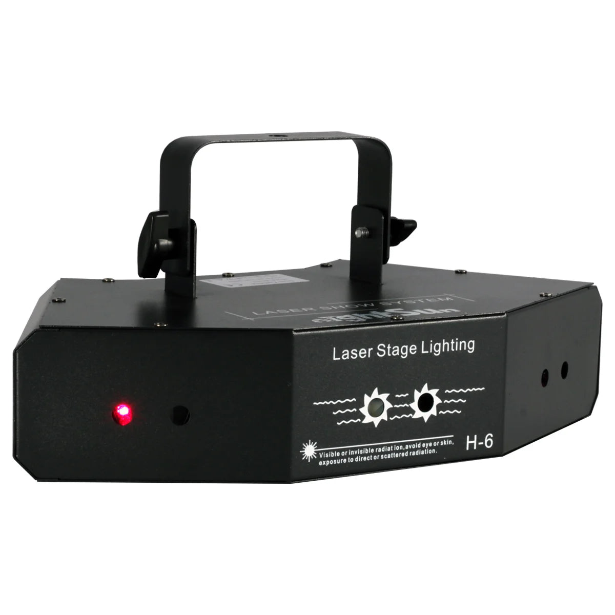 Luz láser multiefectos de seis cañones Nightsun SD412