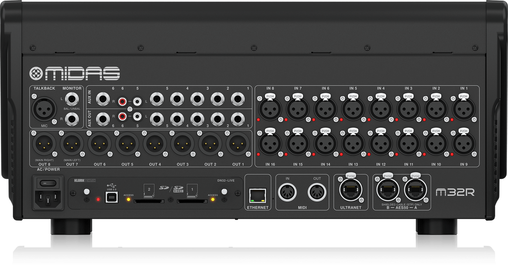 Consola digital Midas M32R LIVE de 40 canales