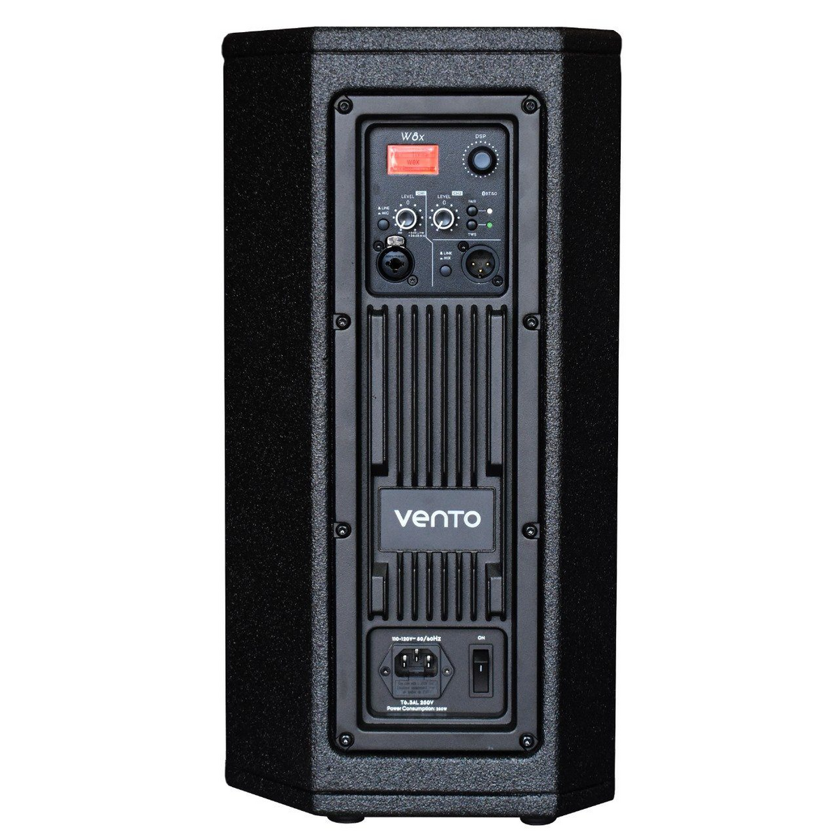 Cabina activa Vento W8X de 8 pulgadas en madera